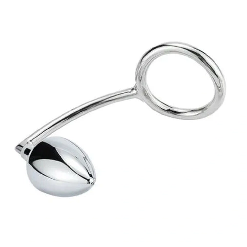 Anal Hooks Stainless Cock with 4663 Anal Hook DiscreetChoice Ring Steel Set 0916